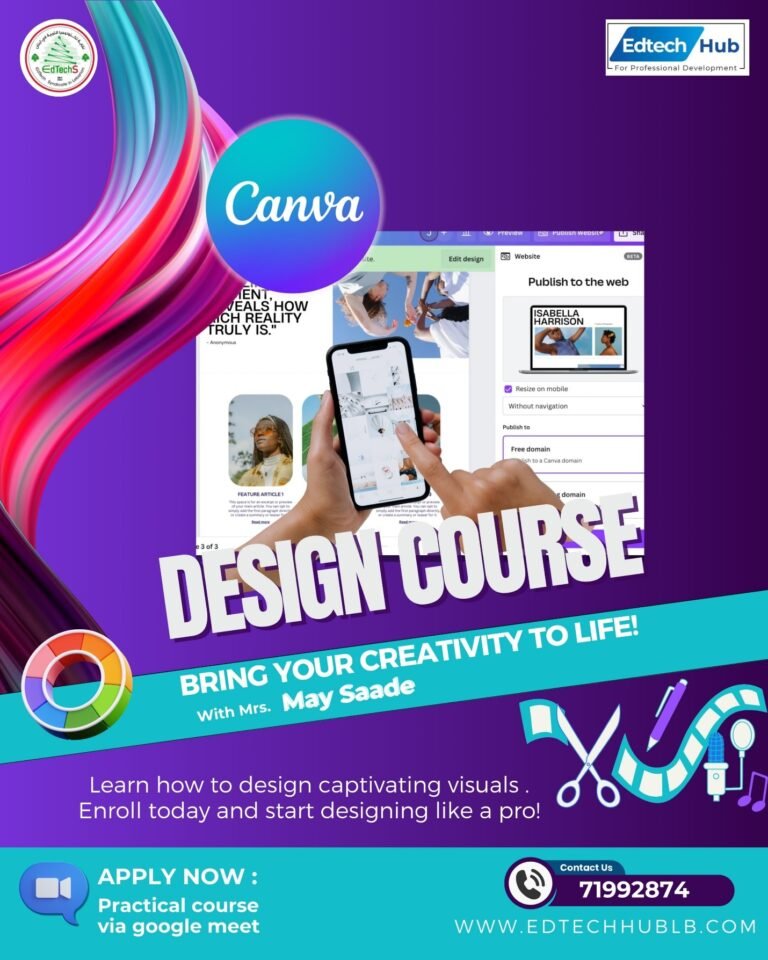 Canva Design Course artwork