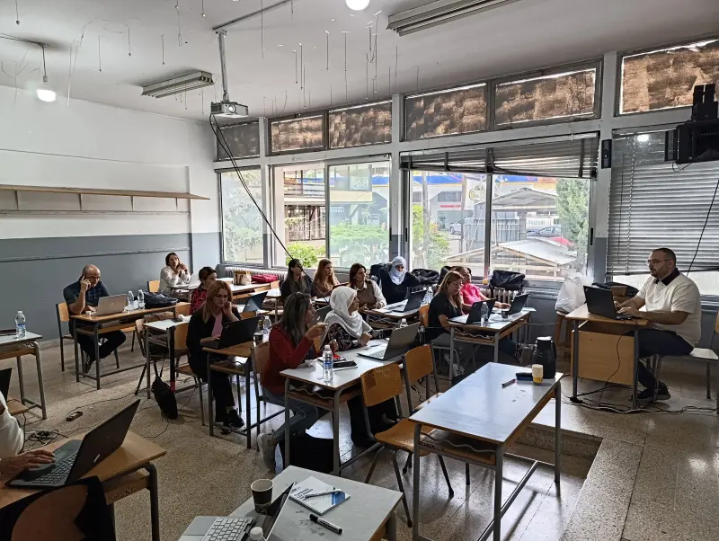 AI for Educators Workshop – Maroun Aboud Public High School, Aley 1