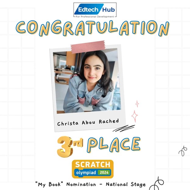 ### Congratulations Christa: 3rd Place in the Scratch Creative Programming Olympiad 2024!