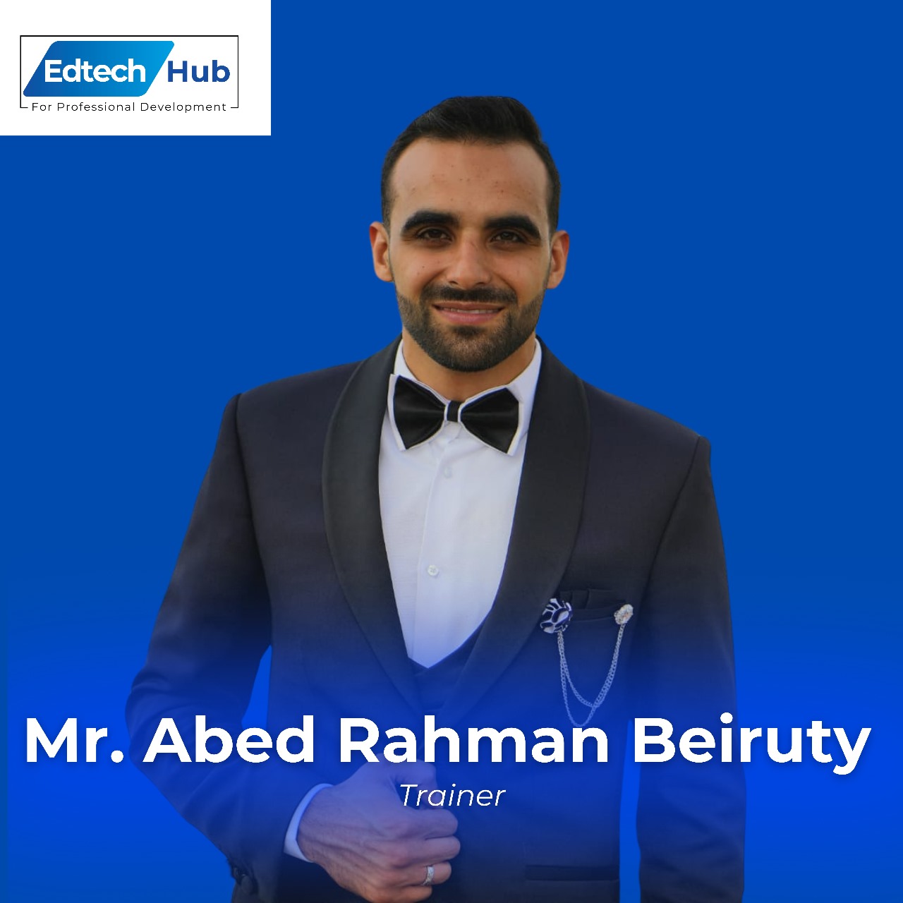 Abdel Rahman Beyrouti, web developer and robotics trainer at EdTechHub